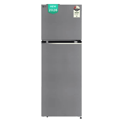 LG Frost Free Double Door Convertible Refrigerator | 322 Litres | 2 Star | Shiny Steel | 2026 Model | GLT3226SNPZ product photo