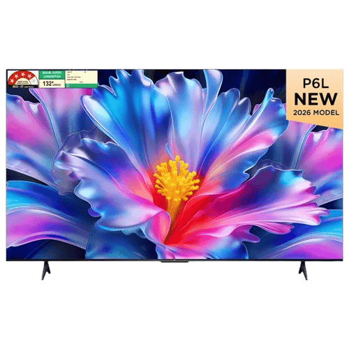 TCL 4K Ultra HD Smart LED Google TV | 139 cm (55 inches) | Black | 55P6L product photo