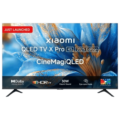 Xiaomi X Pro Series QLED Google TV | 109.22 cm (43 inch) | 4K Ultra HD Smart with Google Voice Assistant | ELA6002IN product photo